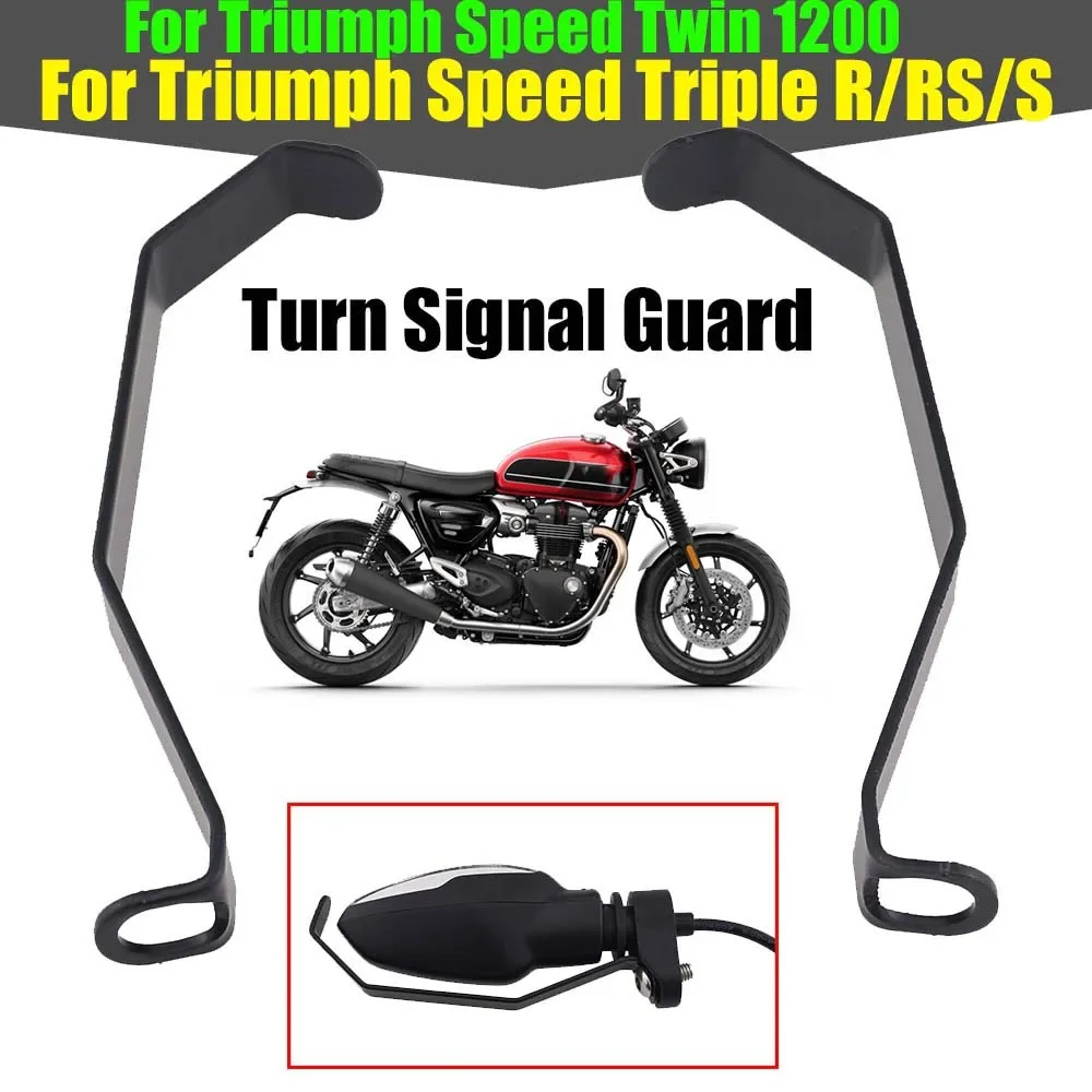 For TRIUMPH Speed Twin 1200 Speed Triple R RS S Street Triple Accessories Turn Signal Light Protection Guard Cover Protector