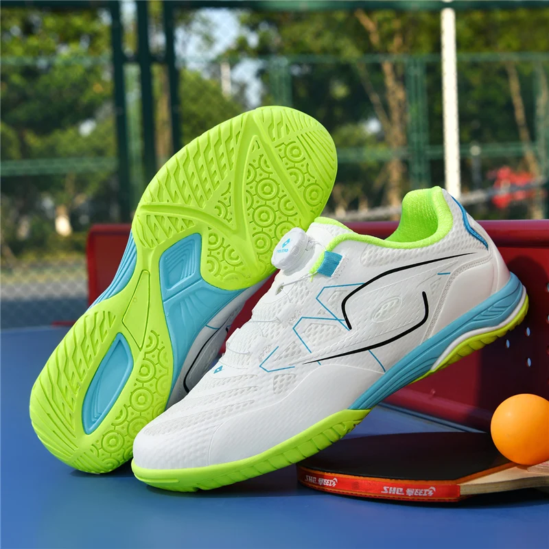 

Unisex Anti Slip Table Tennis Shoes, Fashionable Outdoor Gym Badminton Practice Shoes, and Professional Shoes