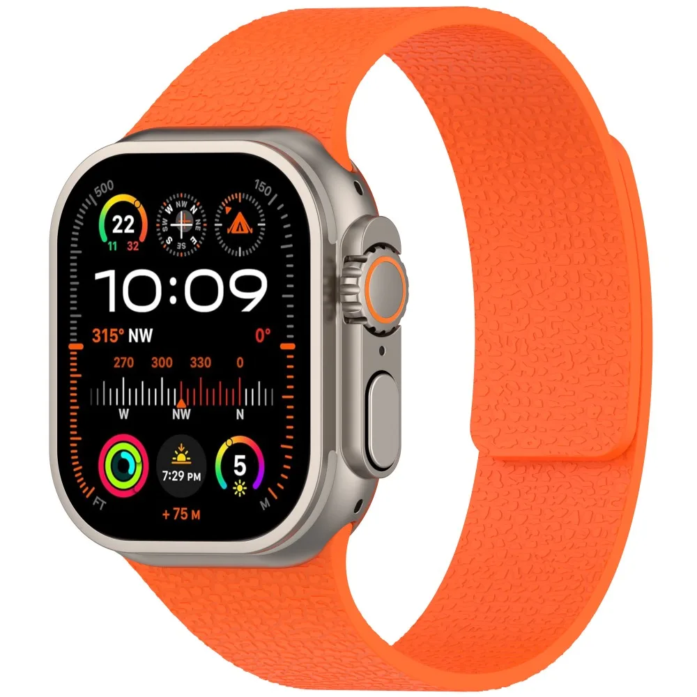 Silikon-Magnetarmband für Apple Watch 49mm 46mm 40mm 44mm 45mm 41mm 42mm Uhrenarmband für iWatch 12 11 10 SE 9 8 7 6 Ultra 3 – Detail 2