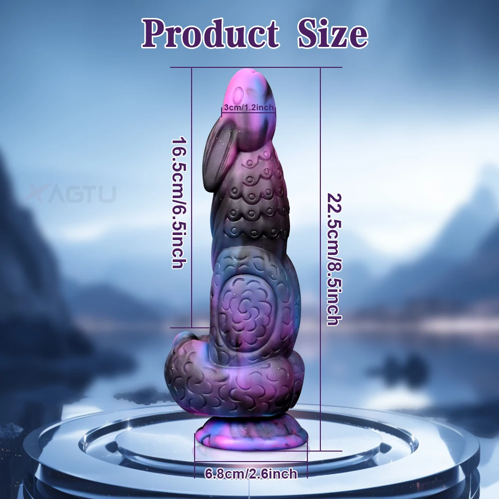 Animal Penis Dildos Octopus Tentacle Big Dick Suction Cup Silicone Anal Plug Female Adult Goods Butt plug Sex Toys for Women M