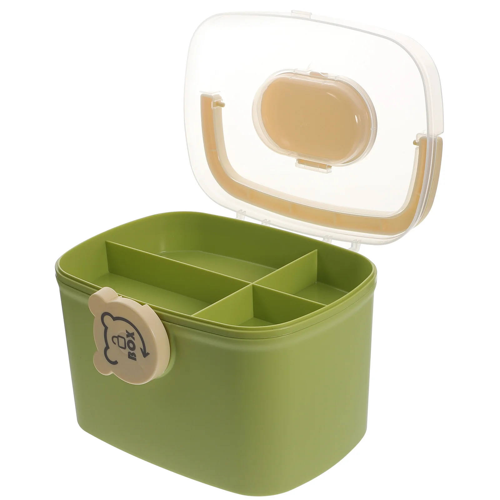 صندوق طبي بسعة كبيرة، منظم تخزين متين، حقيبة طبية خفيفة الوزن، صندوق إسعافات أولية محمول، مقبض مريح للسلامة #3