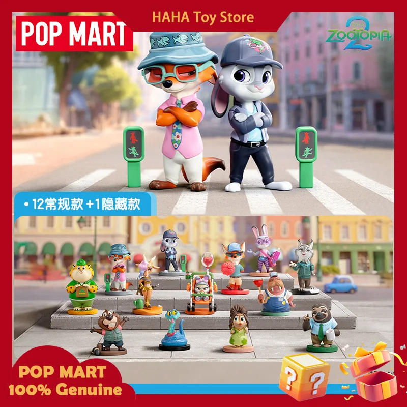 NEW POPMART DISNEY ZOOTOPIA NEXT ADVENTURE Series Blind Box Toys Kawaii Anime Action Figure Surprise Box Girls Trendy Xmas Gift