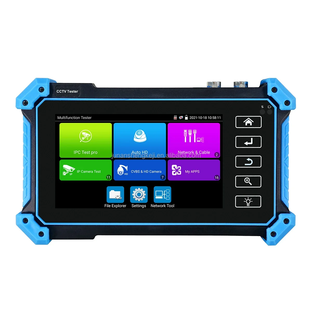 

5-Inch IPS Touch Screen Security CCTV Tester 8MP CVI/TVI/AHD Camera Test Ex-SDI HD-SDI 3G-SDI Surveillance Accessories