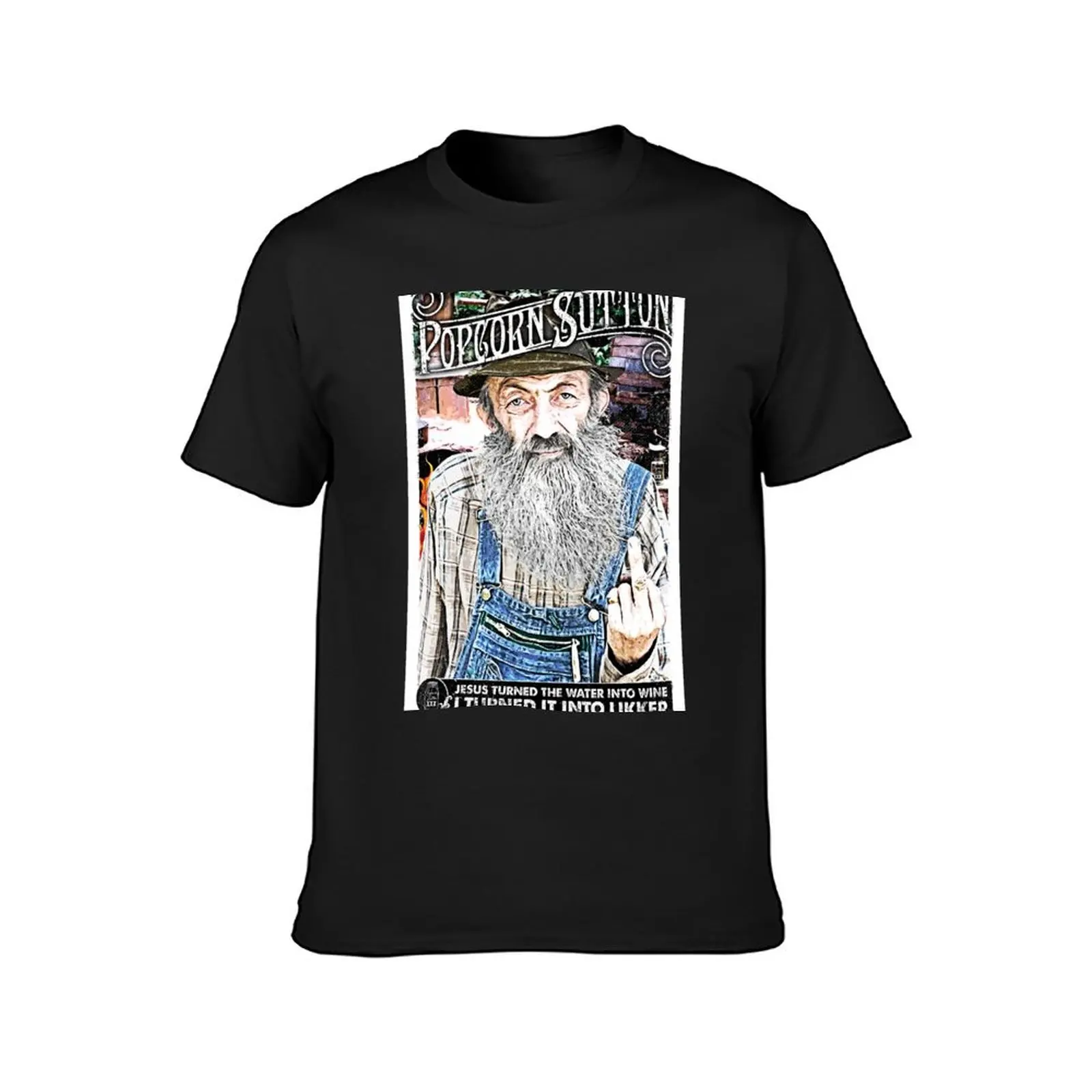 Moonshine Popcorn Sutton T-Shirt heavyweights plain kawaii clothes customs design your own mens graphic t-shirts funny