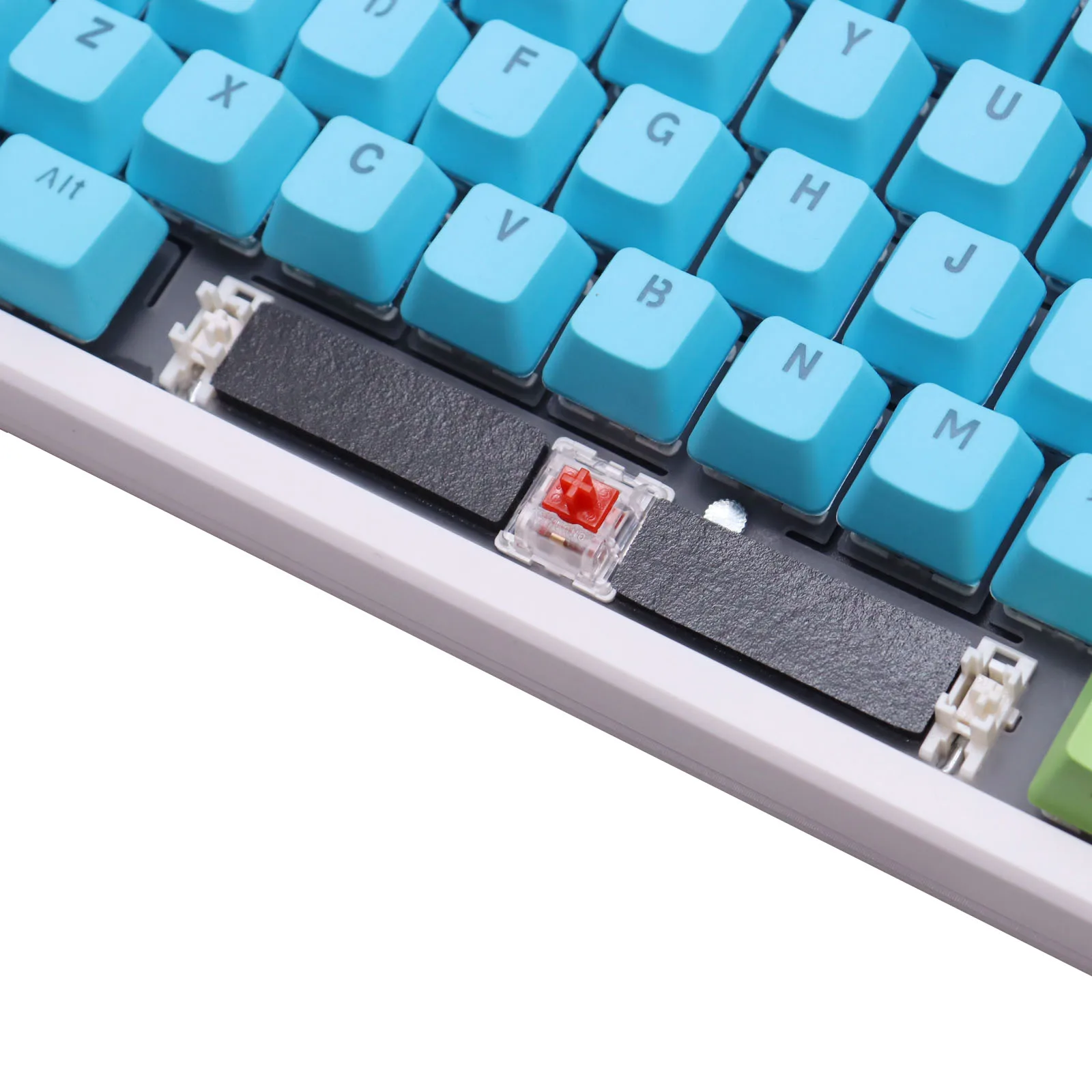 4PCS Mechanical Keyboard Spacebar Keycaps Sound Insulation Foam Noise Absorbing Cotton for DIY 6.25U 7U Space Bar Mute Tools