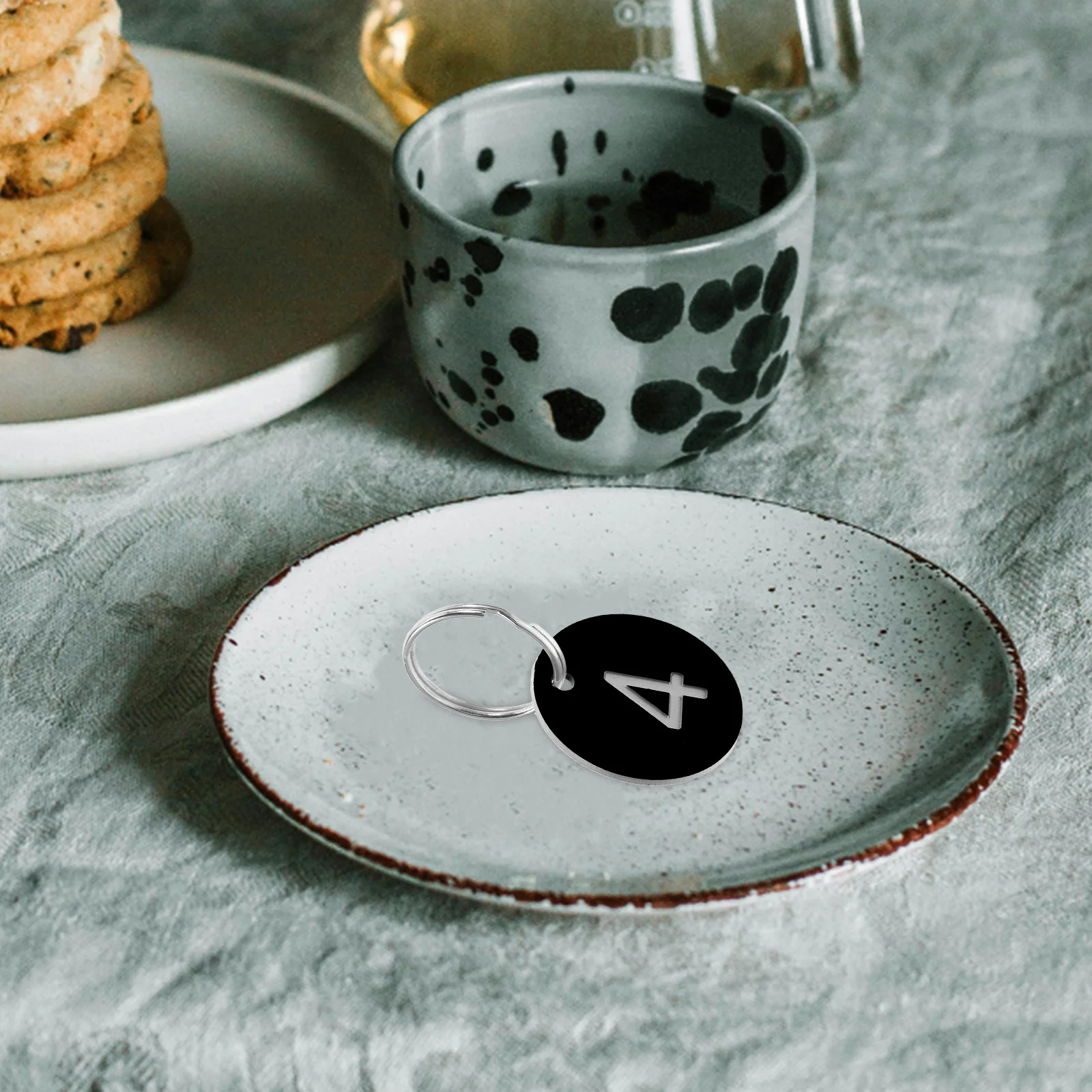 1 مجموعة مرقمة العلامات الرئيسية واضحة مستديرة 1-20 للمفاتيح بطاقات أكياس خزائن سهلة معرف قوي البلاستيك علامات التبويب المعلقة أدوات تنظيم