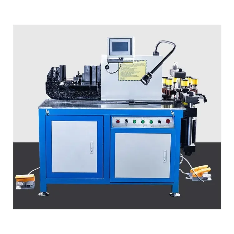 Cnc Copper Busbar Pipe Plate Cutting Punching Hole Machinery 16x250mm Busbar Process Machine