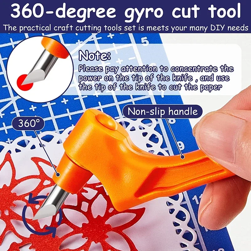 Slicing Art Knife DIY Art Fruit Animal Die Cutting Dies Stainless Steel Gyro Cutter Speciality Safety Cutters Rotary Cutter