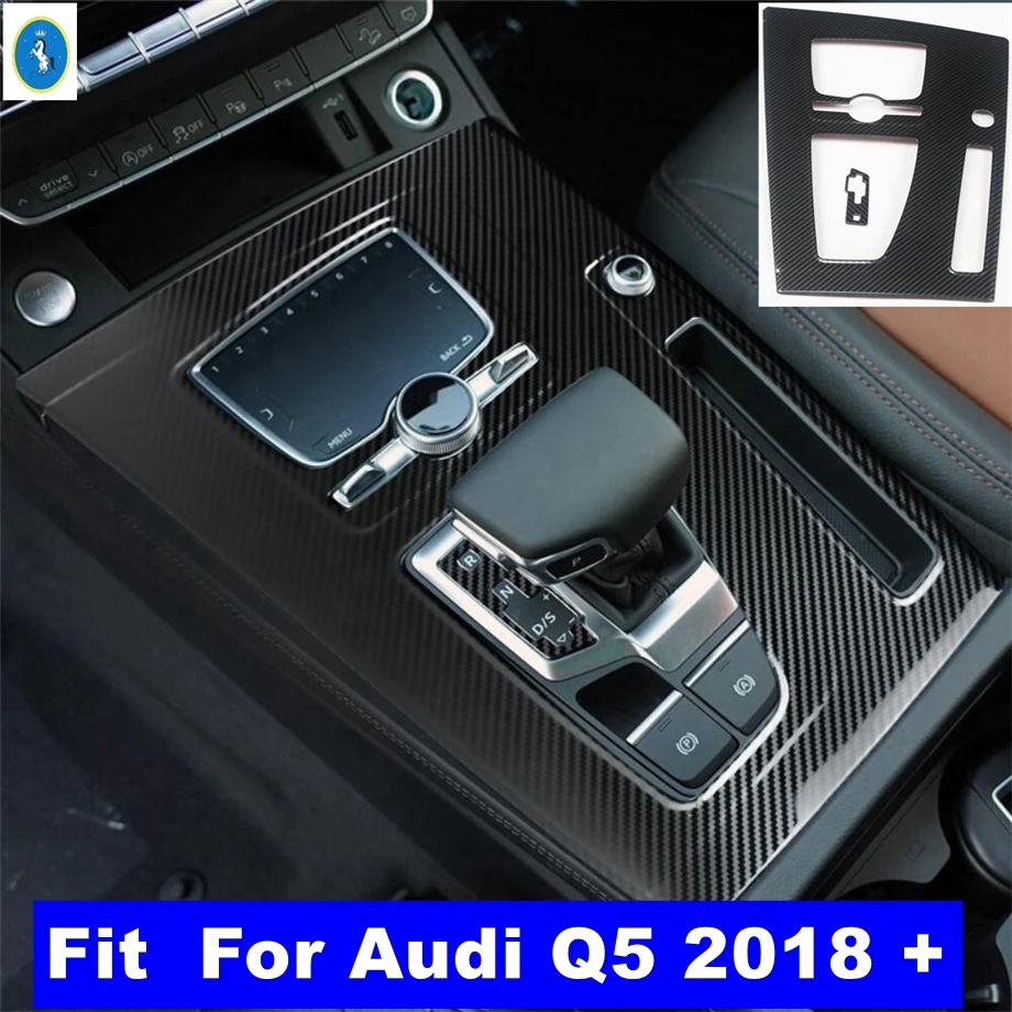 

Carbon Fiber / Matte Car Transmission Shift Gear Decor Frame Accessories Cover Trim For Audi Q5 2018 2019 2020 2021 2022 2023