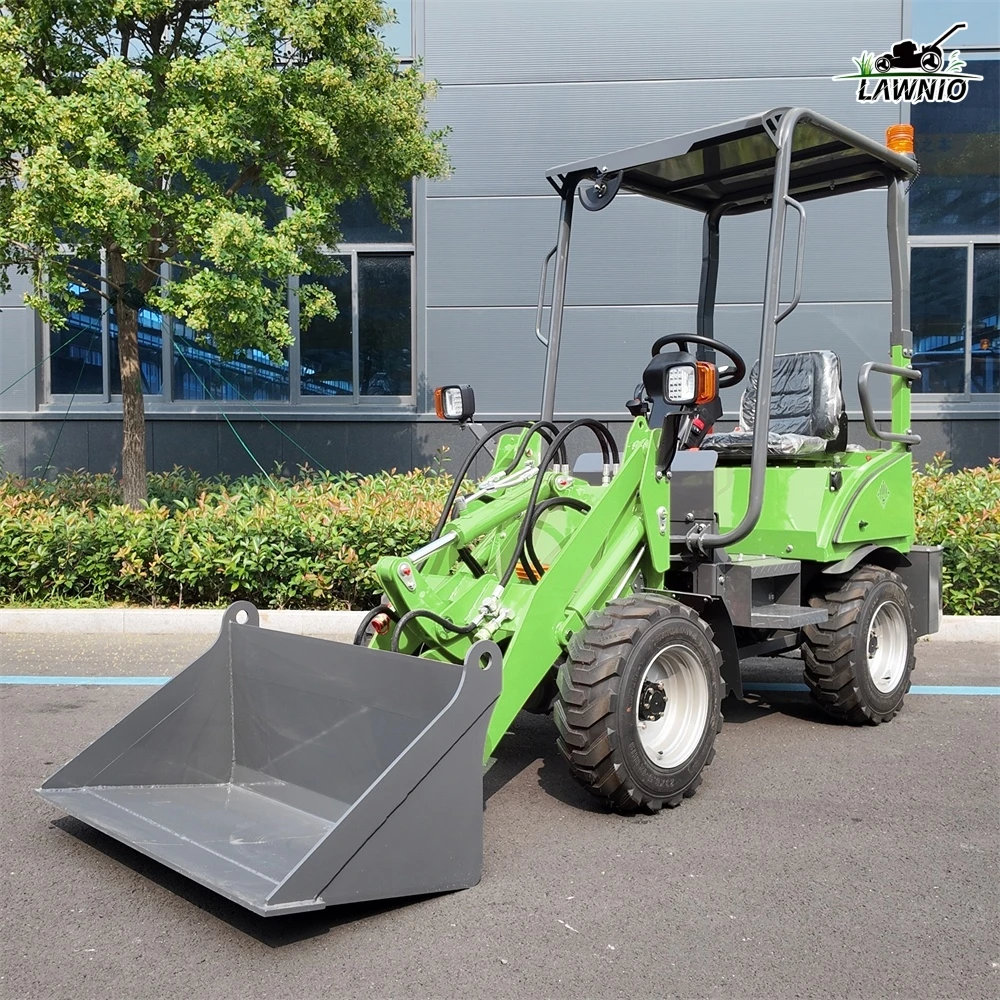 Full Machine Custom Options Electric Loader Quick Hitch  Easy Maintenance Courtyard Construction Wheel Loader