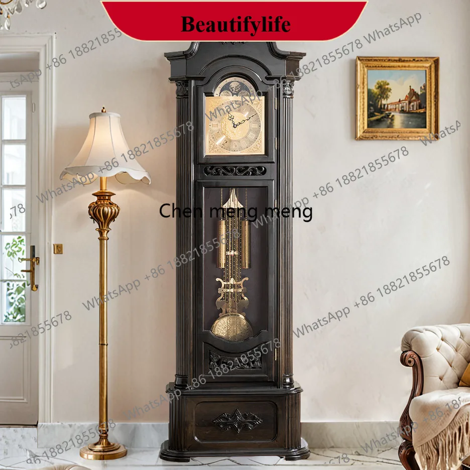 d178 Helmler movement retro floor clock living room European pendulum clock surface ornament table clock