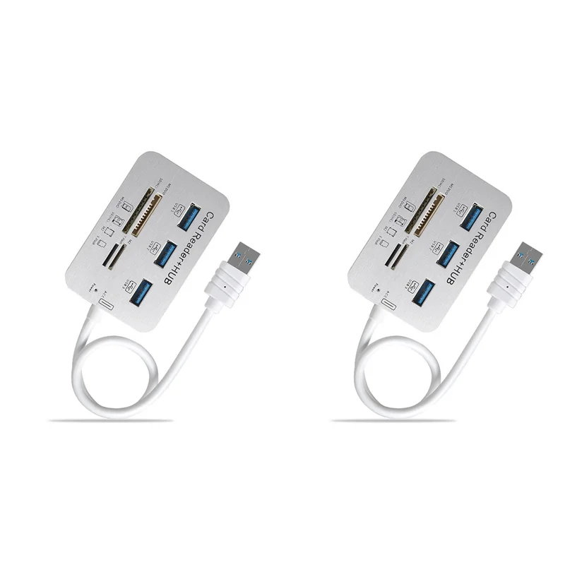 FORW-2X USB HUB 3.0 USB Splitter 3 Ports Extensor Multi USB Extension Multiple 3 0 Hub SD Card Reader USB3.0 Expander For PC