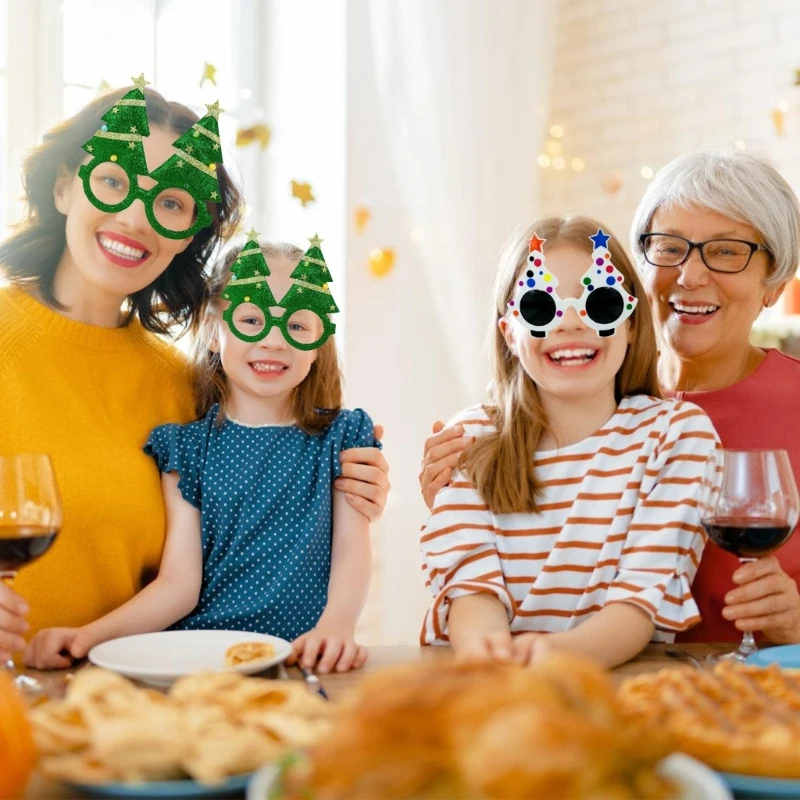 Lunettes noël amusantes, 22 Styles, accessoires Costumes fête vacances, monture lunettes, accessoires pour