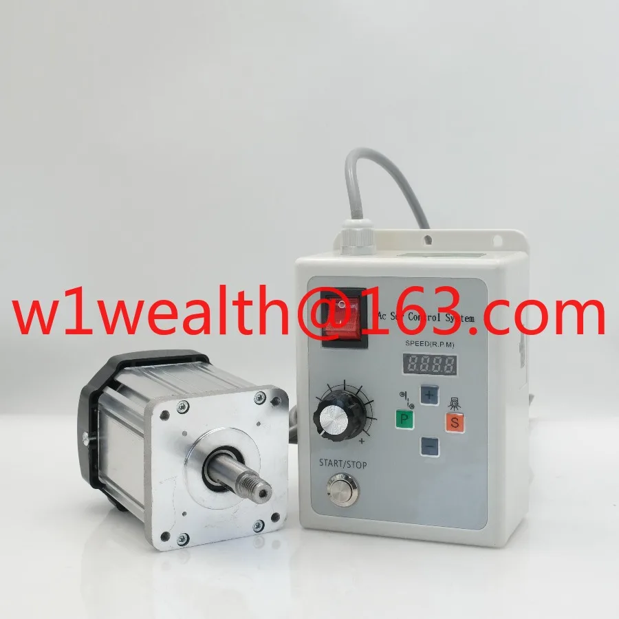 Knob adjustable speed 750W 900W servo motor and driver group, permanent magnet motor