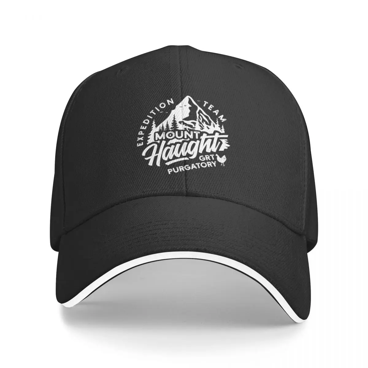 

Mount Haught Expedition Team V2 - Chicken Kicker (Subtle) - Wynonna Earp Baseball Cap Trucker Hat Thermal Visor Mens Women's