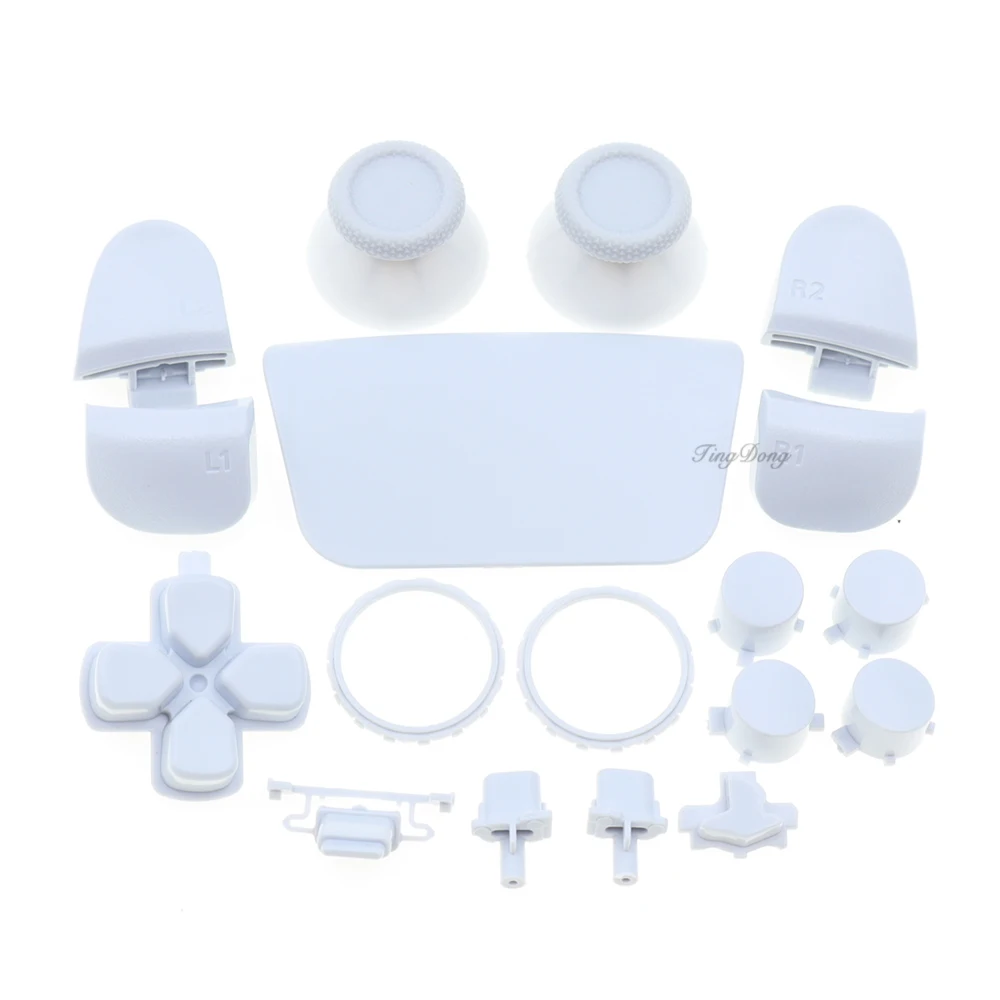 Komplettes Set für PS5 V3.0 BDM-030 Controller: Joystick-Kappen, L1 R1 L2 R2 Trigger-Tasten, Richtungs- und Aktionstasten, Home-Gamepad-Tasten