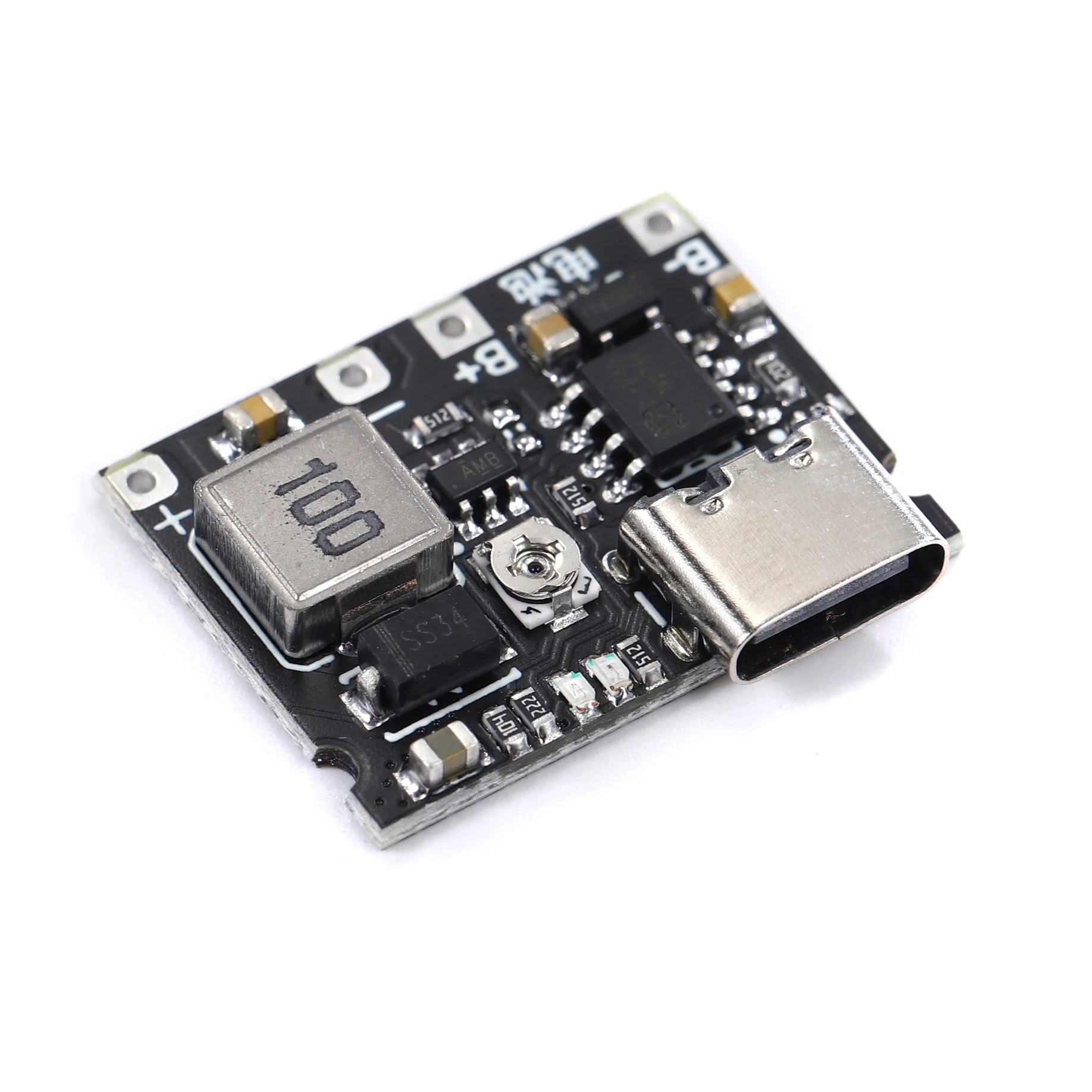 18650 литий-ионный 3,7 В 4,2 В плата зарядного устройства TP4056 DC-DC повышающий модуль TP4056 DIY комплект деталей