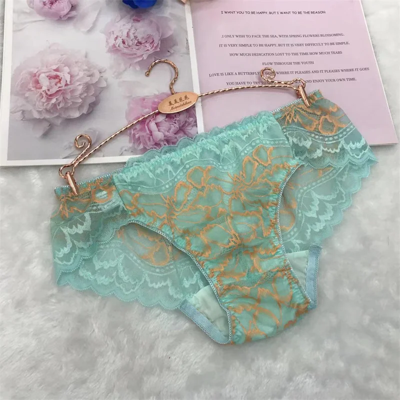 Calzoncillos sexis transparentes de encaje Floral para hombre, lencería Sissy, bragas eróticas, bolsa convexa de cintura baja, Bikini BF, ropa interior