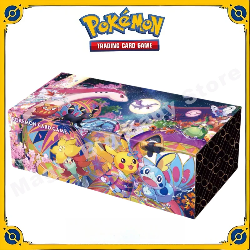 ของแท้ Pokemon Trading PTCG การ์ดญี่ปุ่นรุ่น Kanazawa ของขวัญกล่อง Pikachu จํากัดของขวัญกล่องยี่ห้อใหม่ของขวัญเด็ก