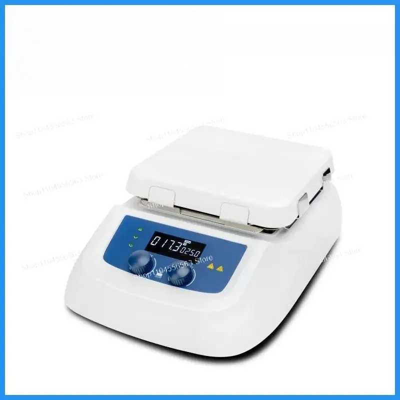 ON155-7 Digital Magnetic Stirrer Hot Plate 20L LCD Timing Heating Mixer Ceramic Panel Lab Temperature Control Equipment