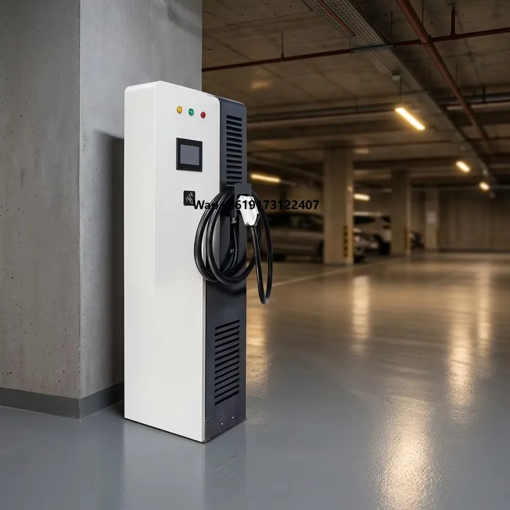 New 14kw 22kw 44kw Commercial EV Fast Charging Station Vehicle Charging Pile with Advertiing Display for Car for Quick Charging