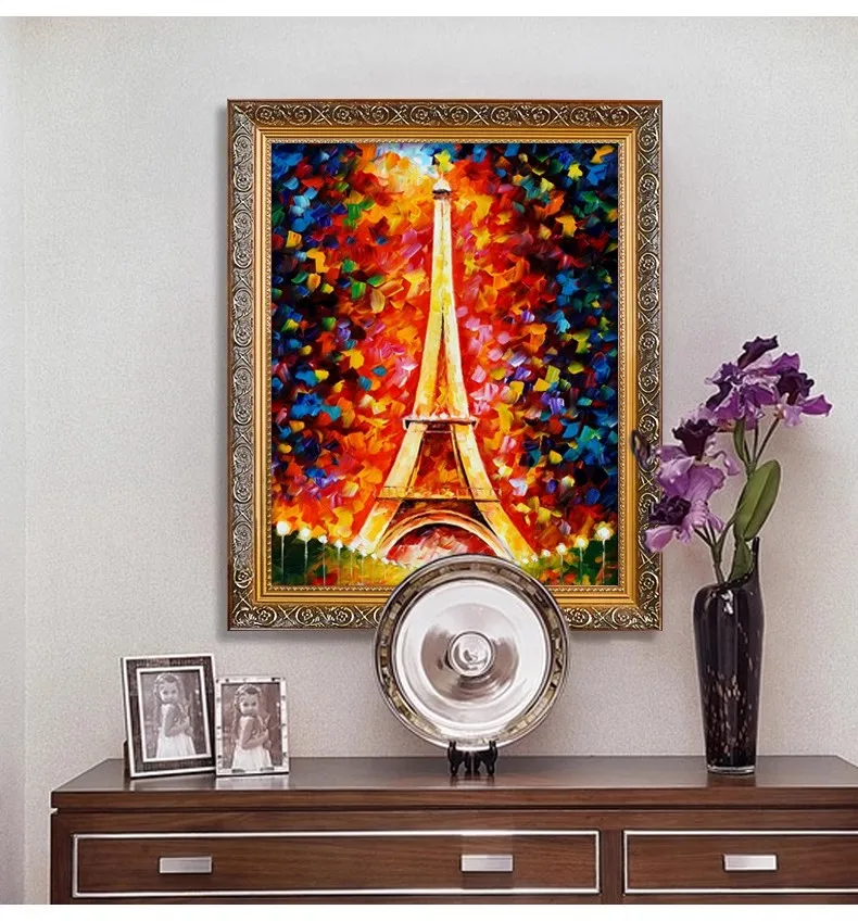 Large-Sized Solid Wood DIY Digital Oil Painting Frame, Customized European Style No Group Mounting Frame