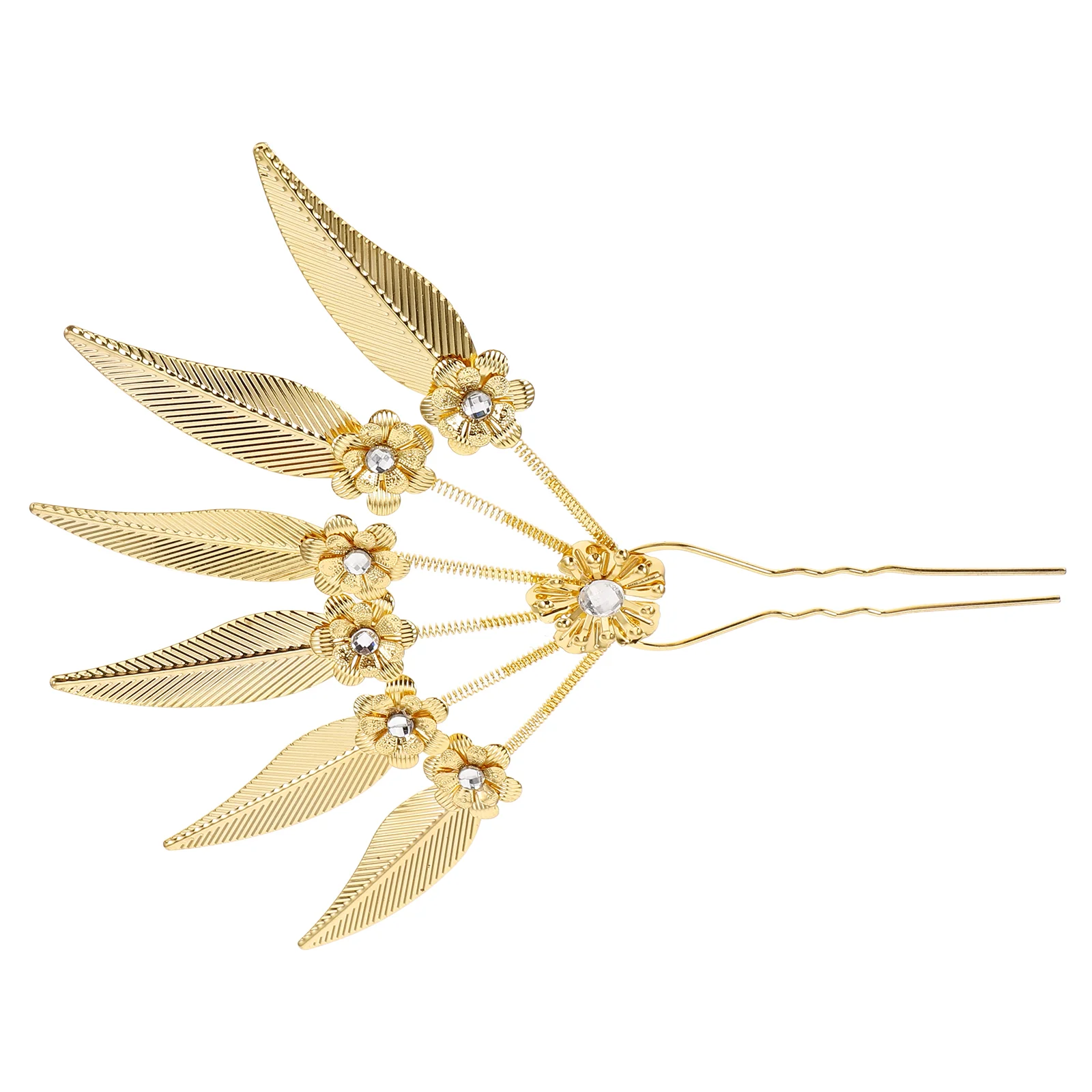 

Hairpin Decoration Simple Accessory Pins for Thick Leaf Branch Hairwear Grace Refined Taste Metal Zinc Alloy Elegant U Shaped