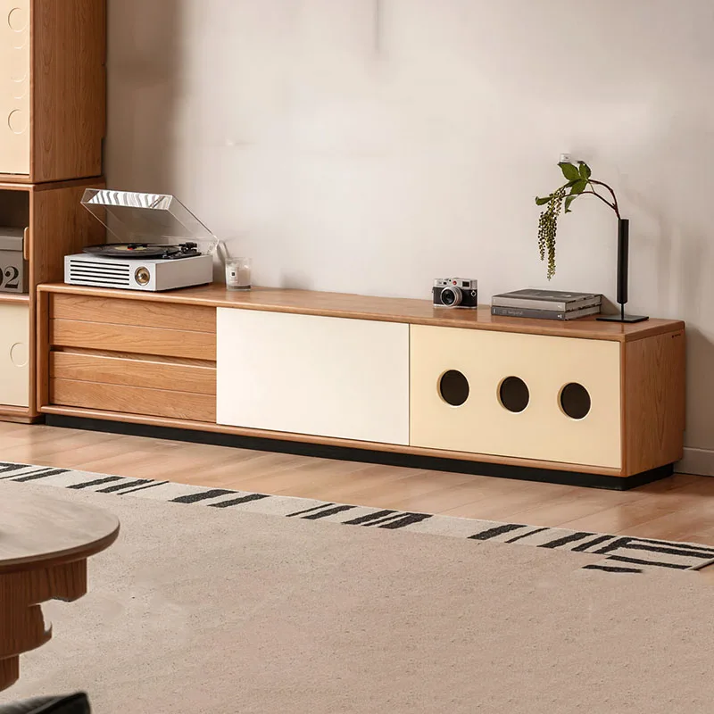 No Foot Kawaii White Tv Cabinet Drawers Cute Designer Nordic Tv Cabinet Floor High Quality Stojak Na Telewizor Furniture Home
