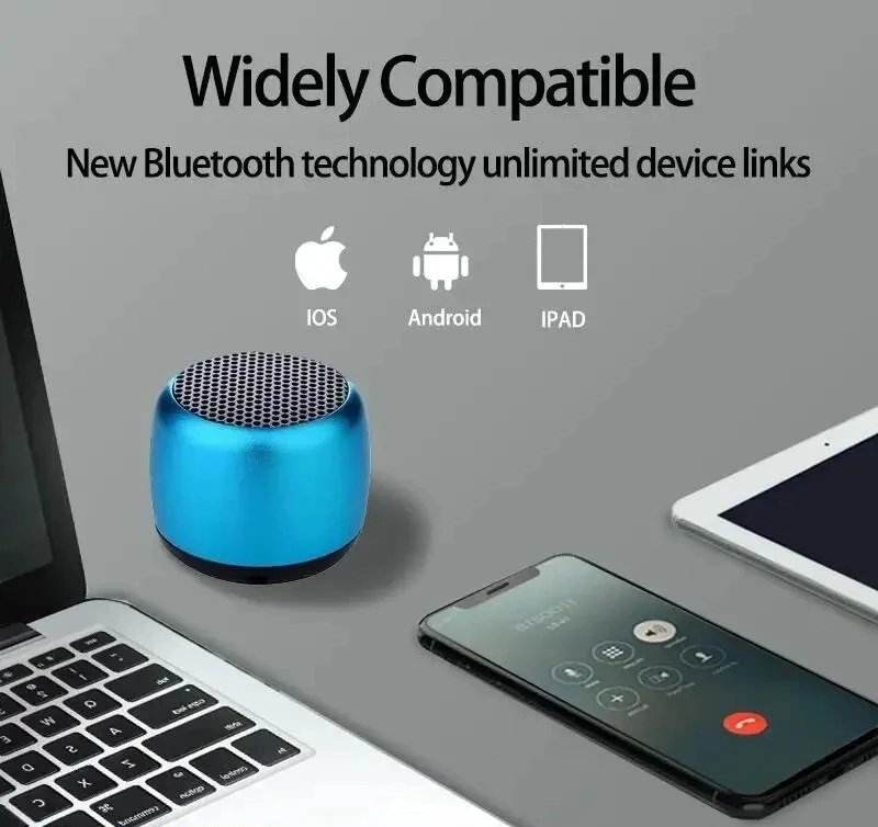 

M1 Portable Bluetooth Speaker Music Stereo Surround Mini USB Outdoor Subwoofer Speaker Audio Player Speaker Microphone