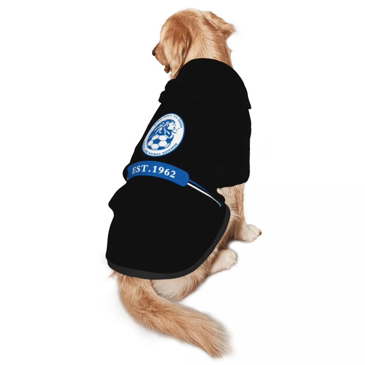 Israel Hapoel Nir Ramat HaSharon Fc Pet Dog Wear Hoodies Puppy Costume Winter Cloth Sweaters Sweatshirts Hoodie with Pocket