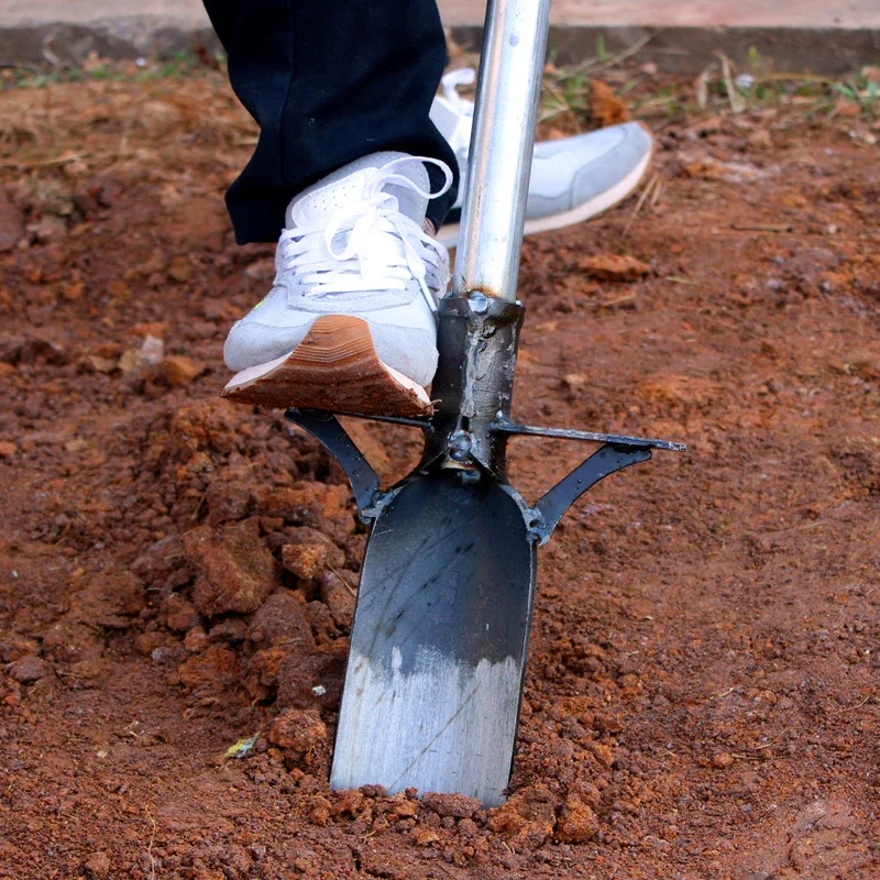 Agrícola Escavação pá para Remoção de Ervas Daninhas Manganês Aço Espessamento Escavação pá Jardinagem