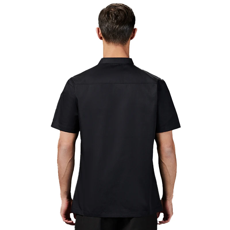 Unisex Chef Clothes for Men Women Waiter Kitchen Cooking Costume Work Uniforms Restaurant Hotel Costume Chef Shirt