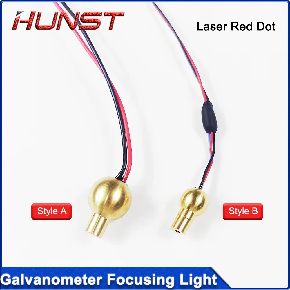 HUNST Laser Marking Machine Focusing Light Suitable For SG7110 RC1001 RC7110 Laser Galvanometer Scanner 650NM