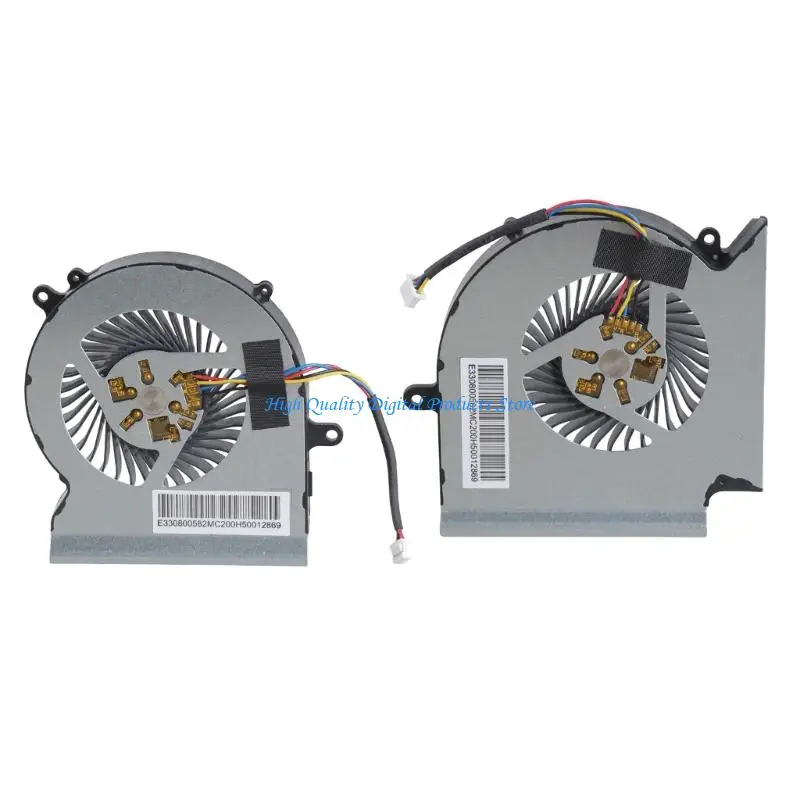 U2JE CPU GPU Radiators DC5V 4Pin 4wires Laptop Coolers Fan Replacement for GE65 GL65 GP65 WE65 Leopard MS-16U1 MS-16U5 MS-16U7