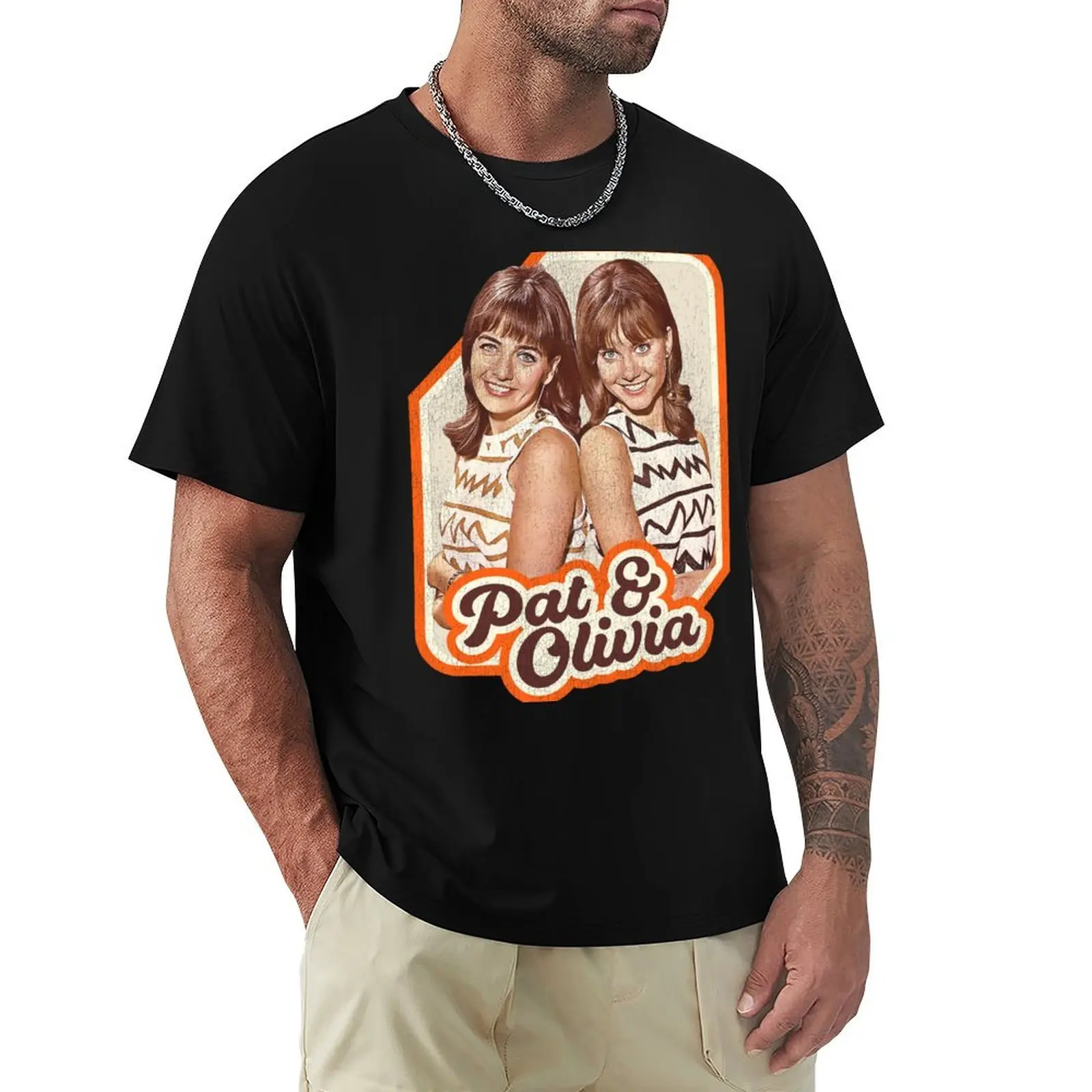 Pat and Olivia T-Shirt Casual All Match Short Sleeve T-Shirt