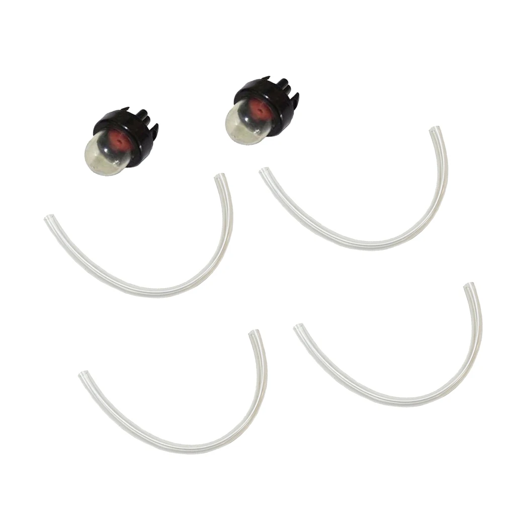 Primer Bulb Snap in Rubber Fuel Lines Kit for RYOBI Trimmer Blower Chainsaw Multi Model Parts Replacement