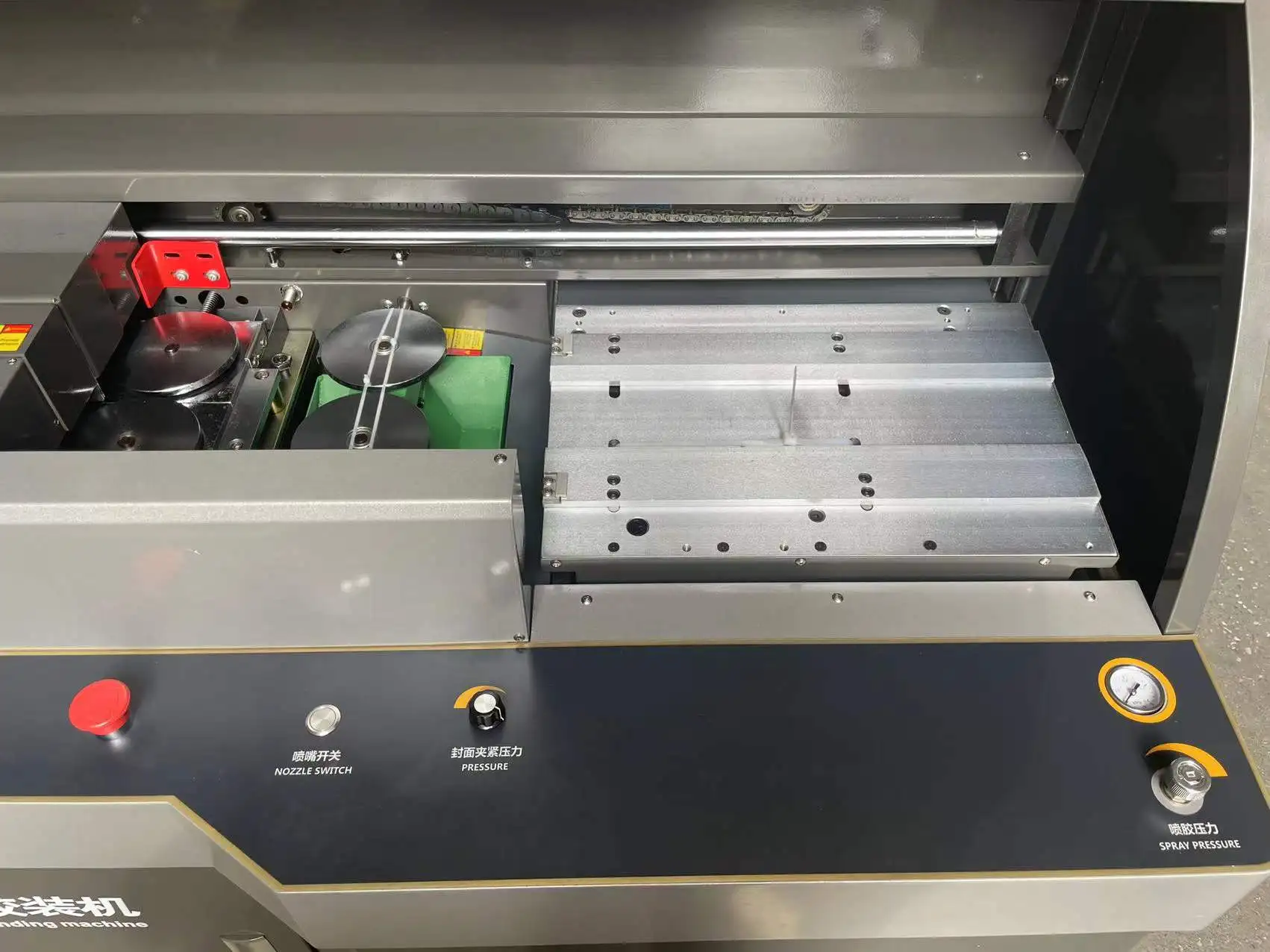 FRONT S2000LP A3 Size 180 Degree Open Hot PUR Glue Binder Binding Machine with Binding Length 460mm Spray Type Sol tank