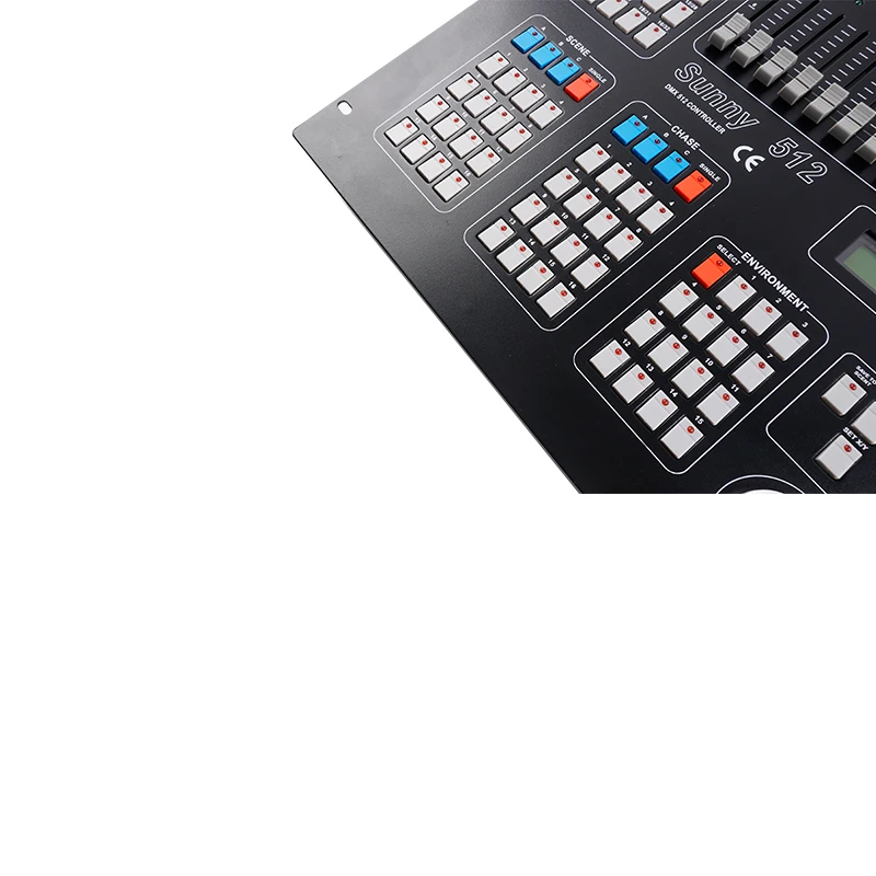 المرحلة DMX وحدة التحكم 512 المرحلة ضوء تحكم DJ أضواء وحدة التحكم معدات المرحلة لتحريك رئيس الإضاءة أضواء الحفلات التحكم