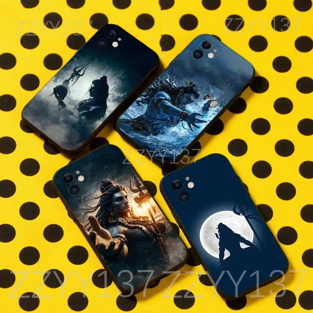 

Lord Shiva M-Mahadev Of India Phone Case For iPhone 17,16,15,14,13,12,11,Pro,Max,Plus,Air,X,XS,XR,SE,8,7,Mini,Soft Black Funda