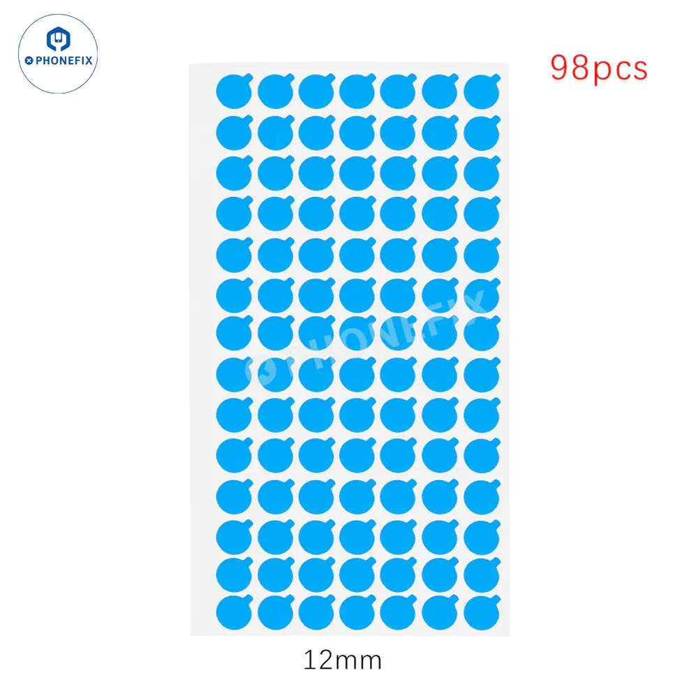 7mm 12mm Phone Repair Camera Protection Protective Stickers for iPhone Android Rear/Front Camera Repair Anti-Scratch Dust-Proof