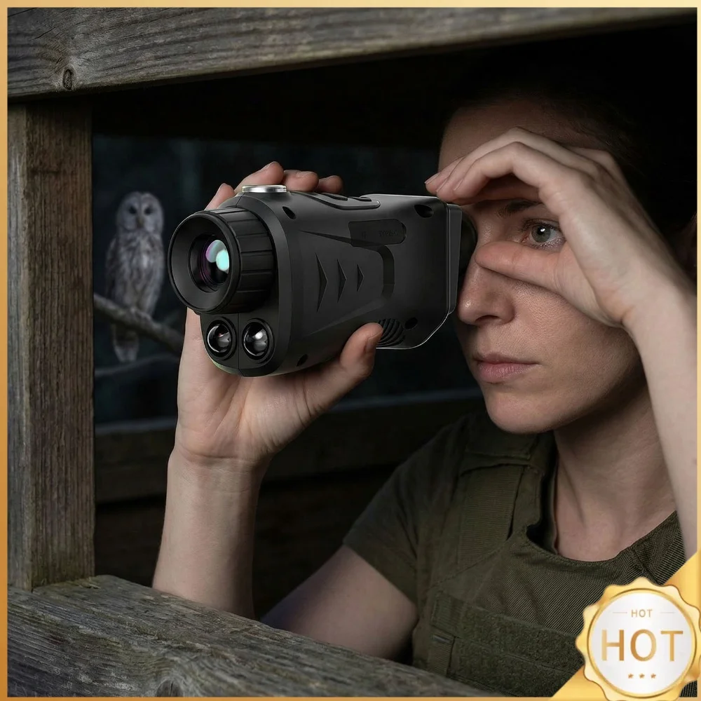 4K Infrared Night Visions Device Night Visions Monocular Digital Infrared Monocular Telescope for Outdoor Camping and Travel