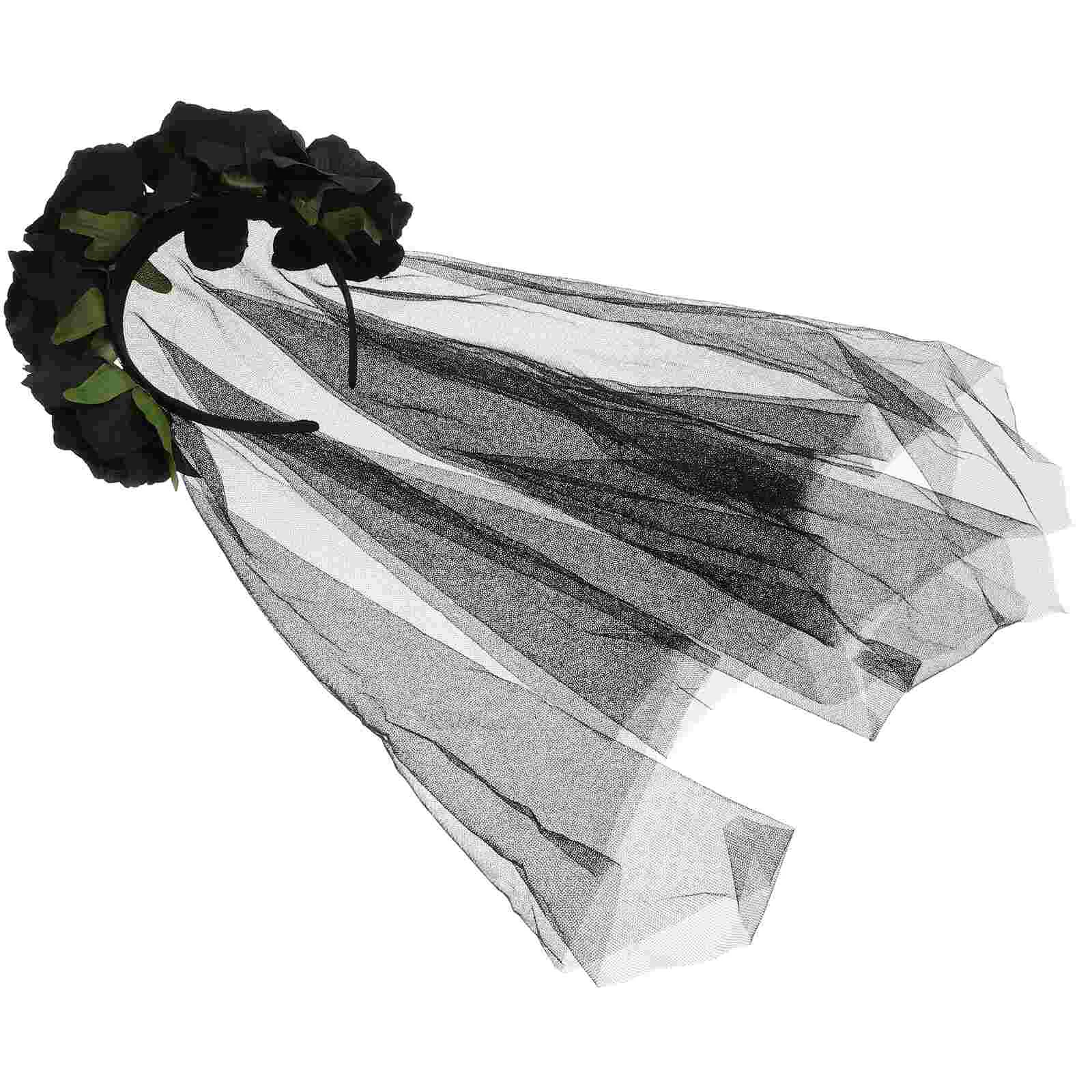 Halloween Decor Veil Festival Makeup Carnival Costumes Accessories Women's Outdoor Garland