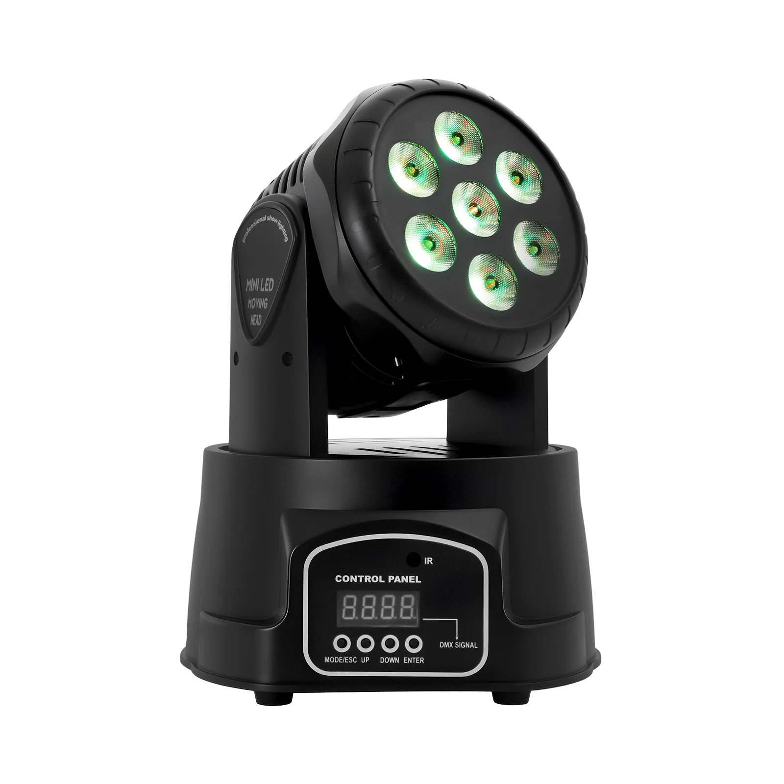 7x10W Moving Head LED Wash Licht RGBW 4in1 Party-Licht DMX 512 für DJ Disco Hochzeit Party Nachtclub Licht-Performance – Detail 12