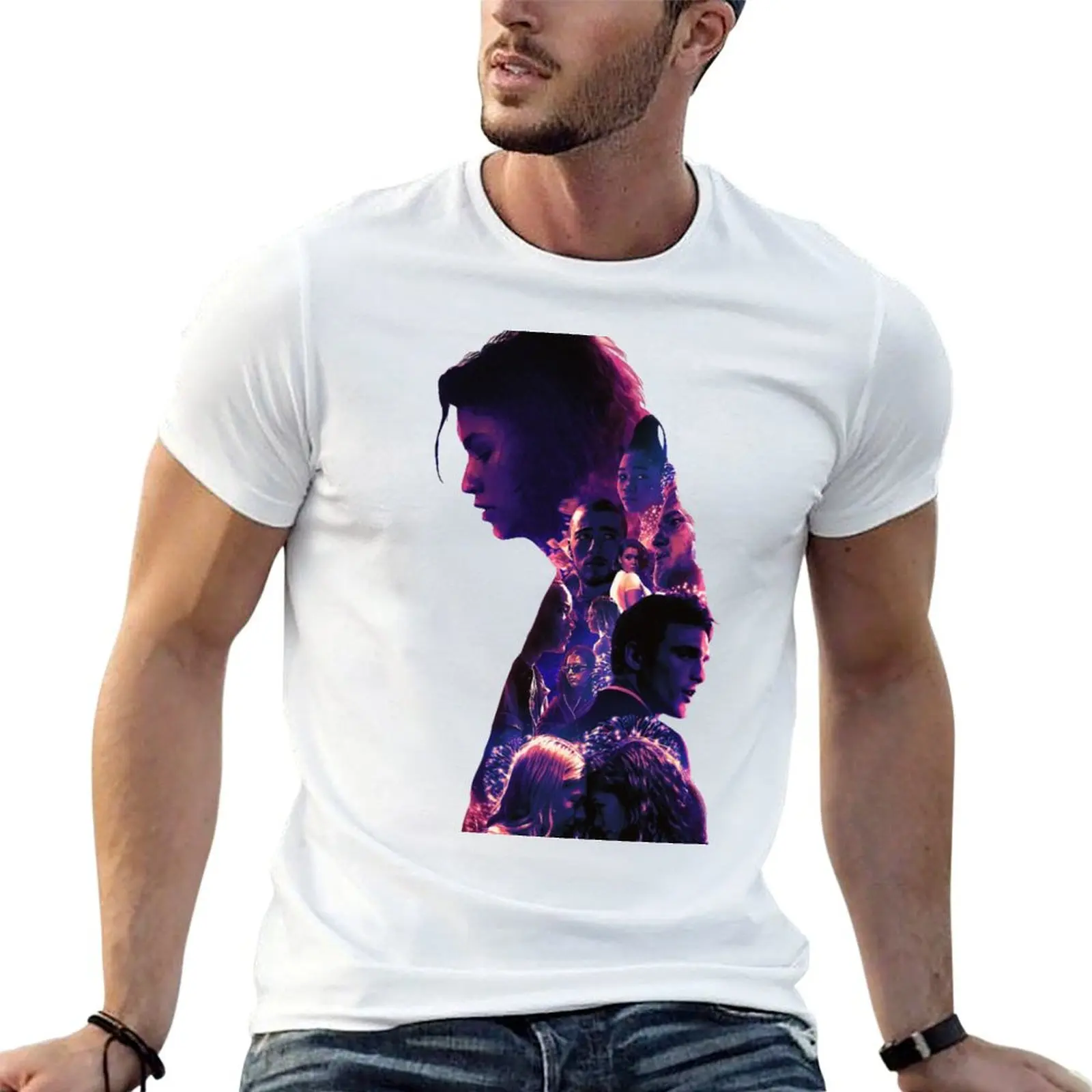 T-shirt Rue Euphoria, léger et décontracté, idéal pour l'été