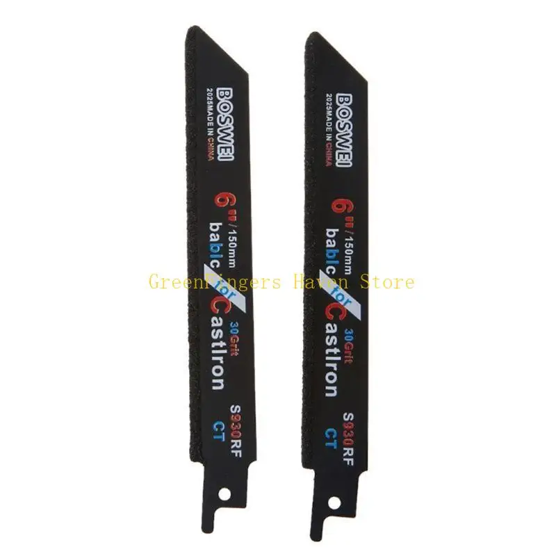F68d 2pcs 150mm 6 شفرة المنشار لقطع الحديد الزهر للسيراميك S930
