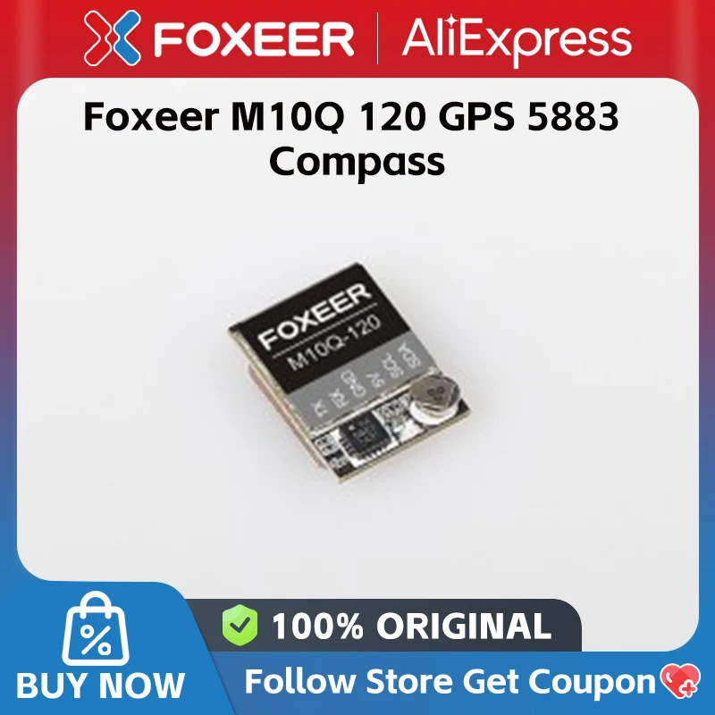 Newest Foxeer M10Q 120/180/250 GPS 5883 Compass Dual Protocol NMEA/U BL0X For FPV Racing Drone Long Range