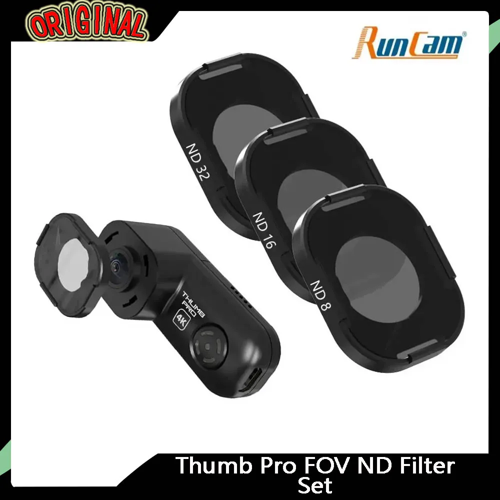 

RunCam Thumb Pro 4K FPV Camera Wide FOV ND Filter Set Дрон Экшн-камера для RC FPV Racing Quadcopter Drone Cinewhoop Freestyle