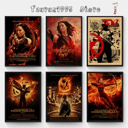 The Hunger Games DIY poster Retro Kraft Paper Sticker DIY Room Bar Cafe Aesthetic Art Wall Painting