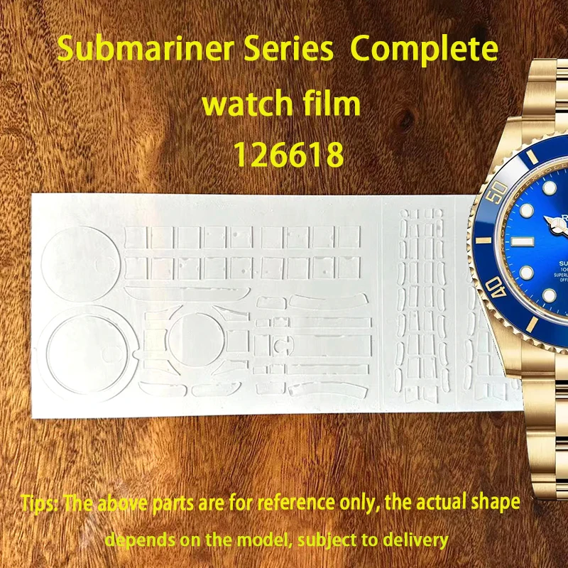 Suitable for Rolex film 126618 Submariner series watch 41MM dial watch protective film