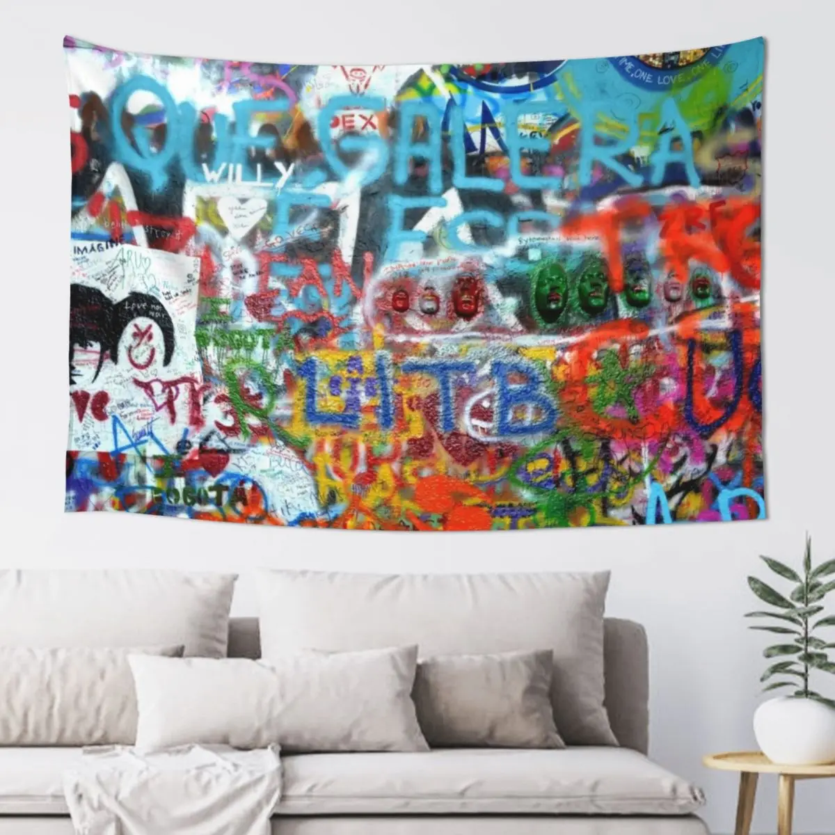 

wall graffiti Tapestry Cute Room Things Aesthetic Room Decorations House Decor Wall Deco Tapestry
